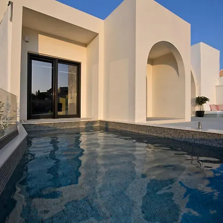 Artium Villa With Outdoor Pool By K&K Foinikia  Exterior photo